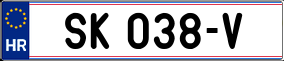 Truck License Plate